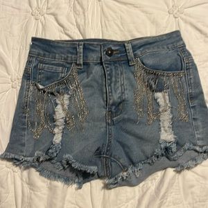 Chiqle Denim Architect Jean Shorts